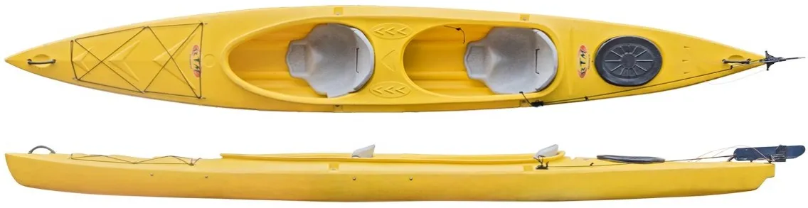 kajak dwuosobowy podział ról