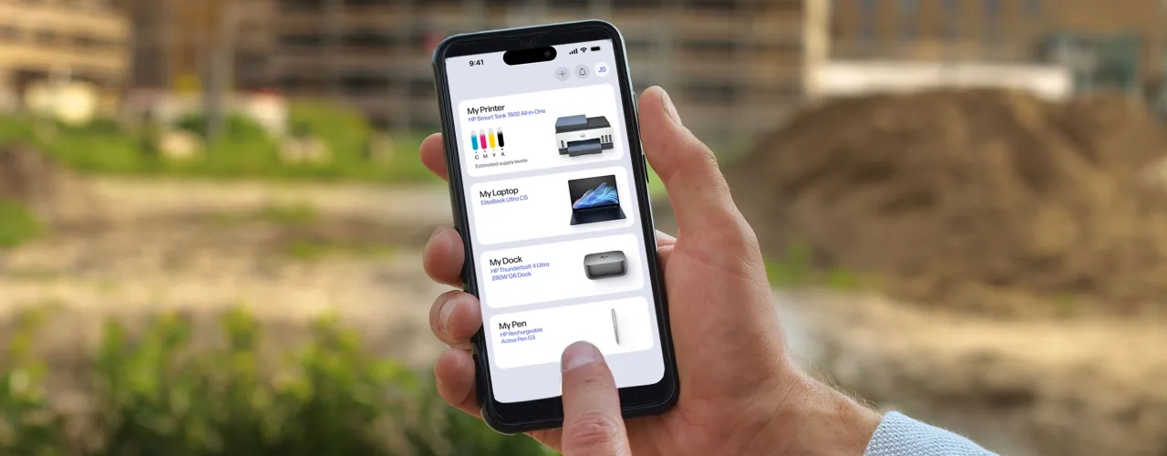 aplikacja HP Smart na smartfonie dodawanie drukarki