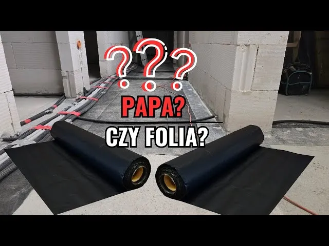 Zdjęcie Izolacja przeciwwilgociowa podłogi: papa czy folia – co wybrać?