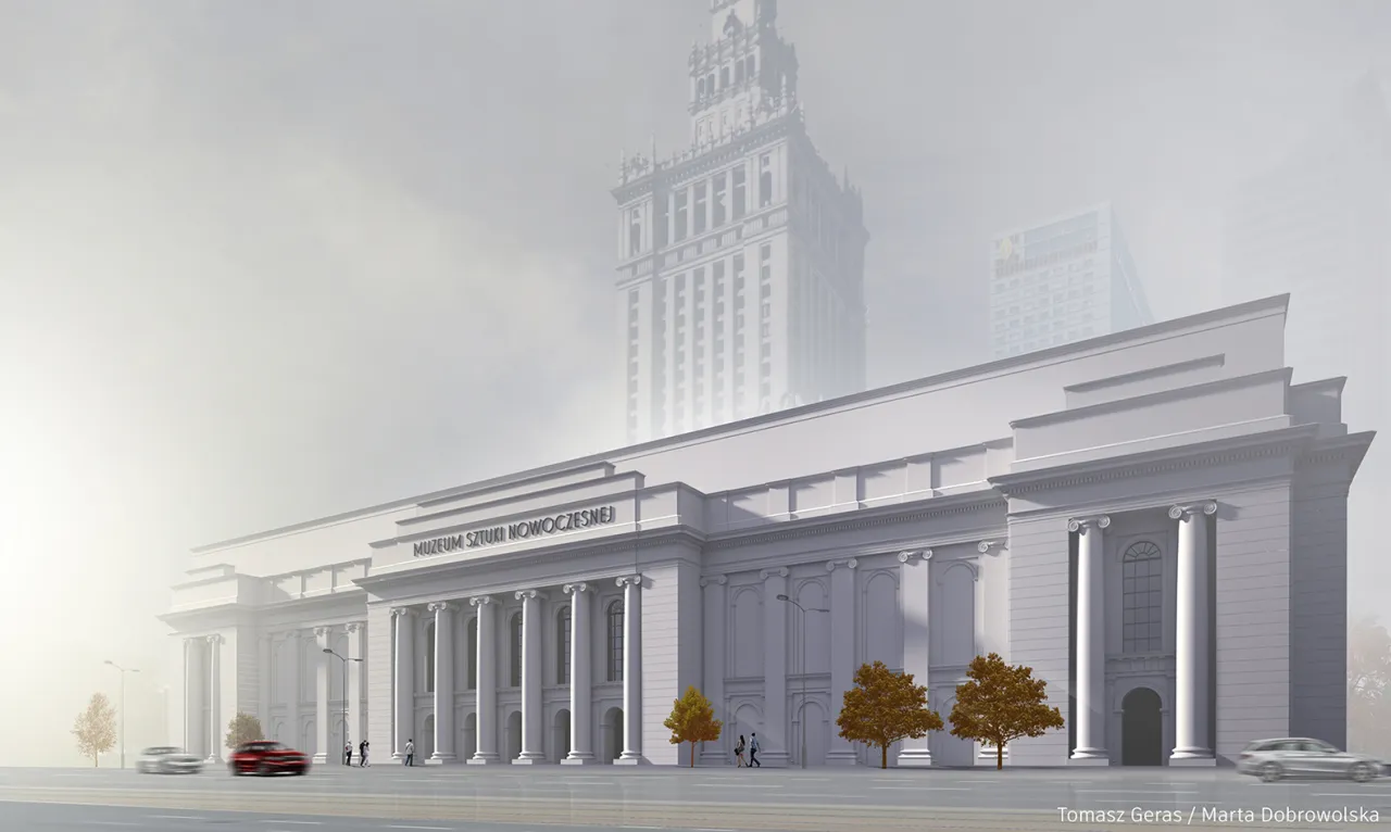 Zdjęcie Muzeum sztuki nowoczesnej projekt - wyjątkowa architektura w Warszawie