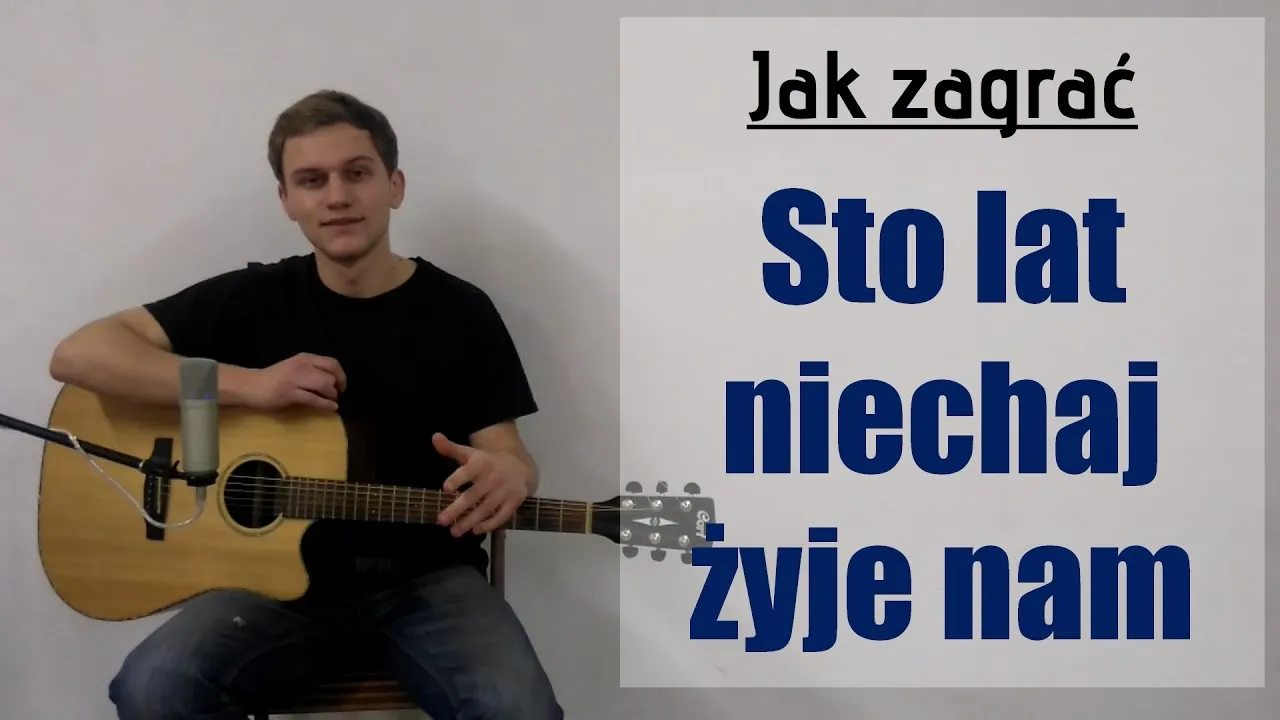 Zdjęcie Chwyty gitarowe sto lat – proste akordy, które każdy może zagrać