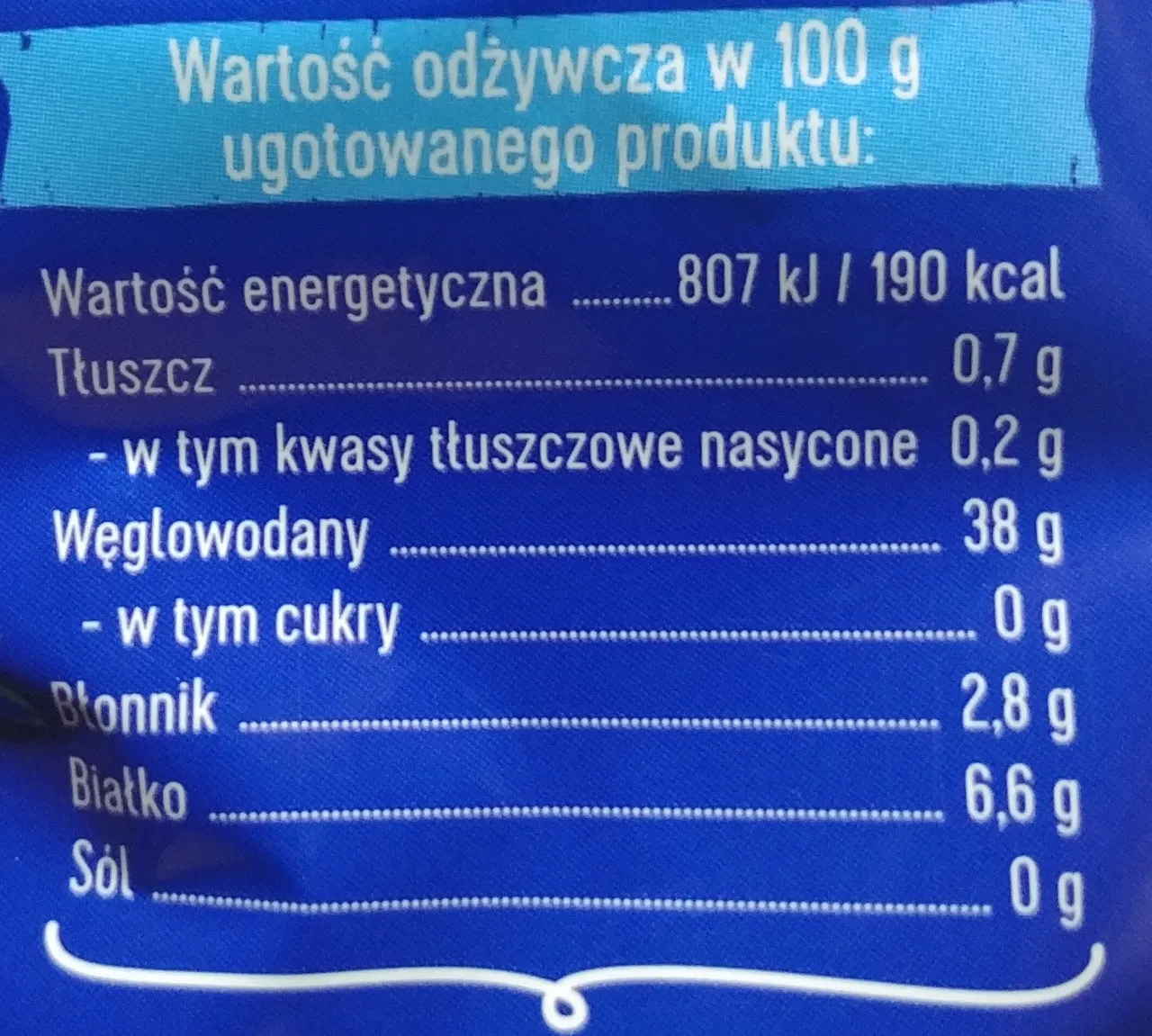 Zdjęcie Makaron penne Lubella kcal - ile kalorii ma ugotowany makaron?