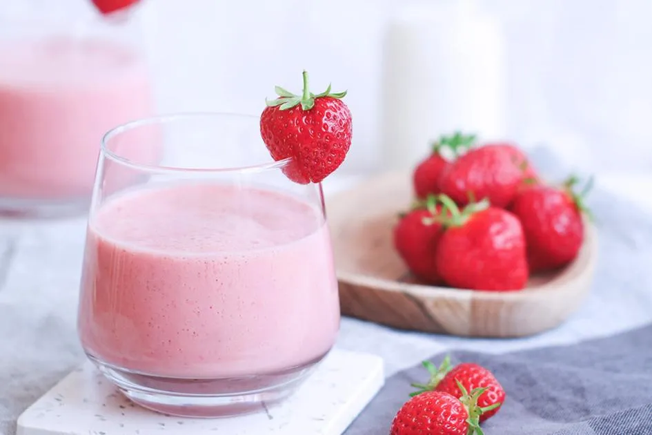 Zdjęcie Batido de fresa saludable: receta fácil y nutritiva para tu dieta