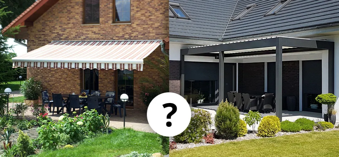 Zdjęcie Markiza czy pergola? Kt&oacute;re zadaszenie tarasu wybrać?