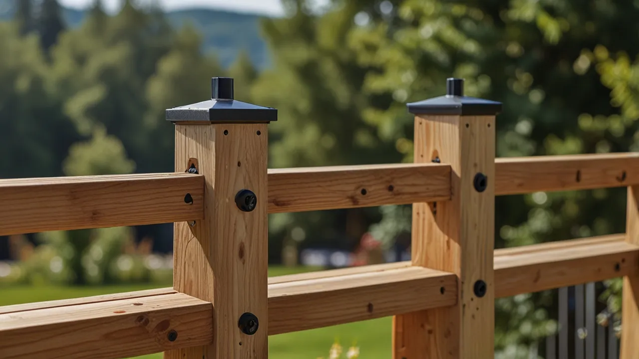 Zdjęcie Mocowanie słupka balustrady drewnianej: 5 skutecznych technik