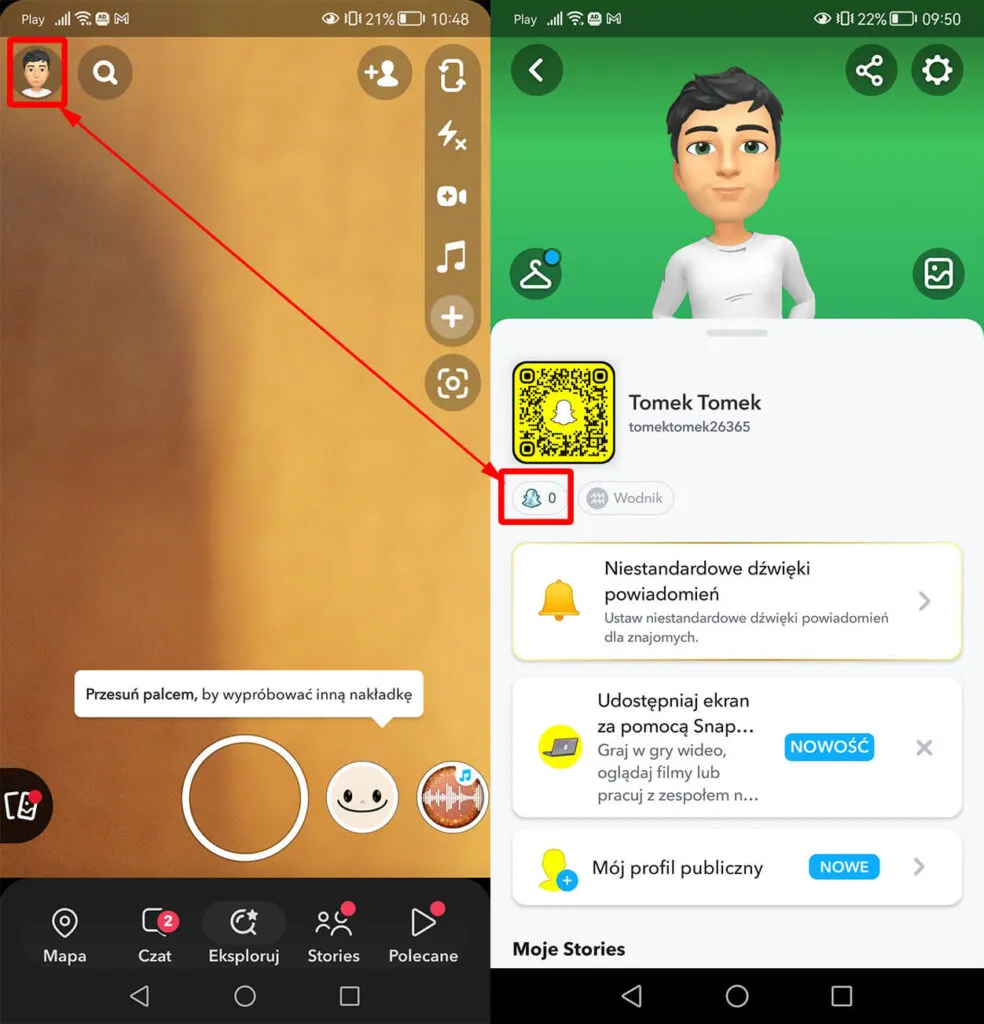Zdjęcie Jak oddalić aparat na Snapie i uzyskać szerszy kąt zdjęć