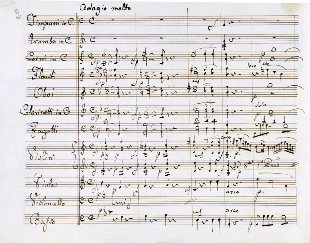 partytura symfonii beethovena