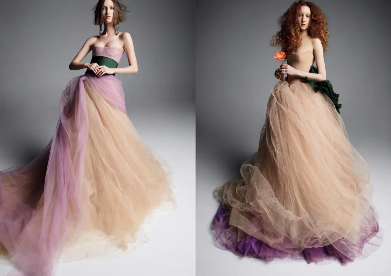 kolorowe suknie ślubne inspiracje