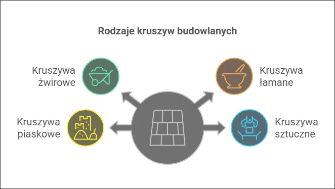 rodzaje kruszywa budowlanego