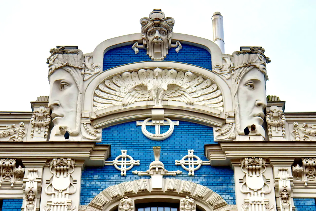 Ryga dzielnica secesyjna architektura