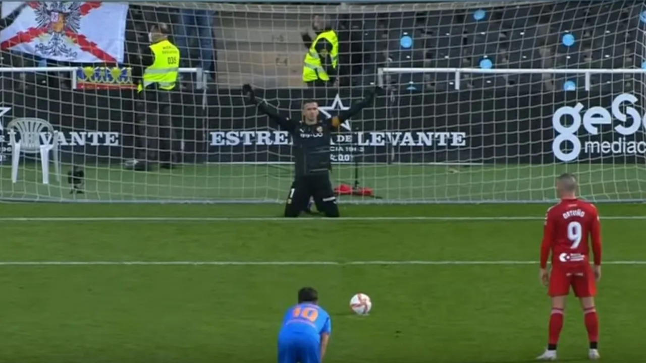 Bramkarz rzut karny linia