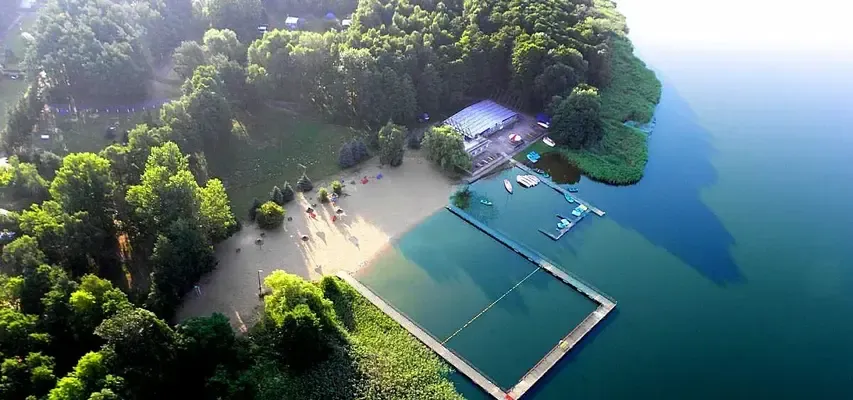 Ośrodek Trzy Jeziora Wieleń atrakcje plaża basen