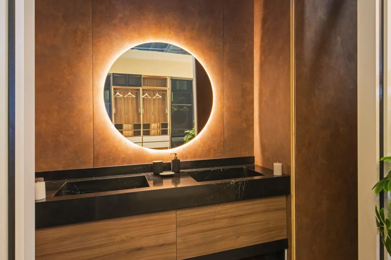 Lustro LED DIY inspiracje