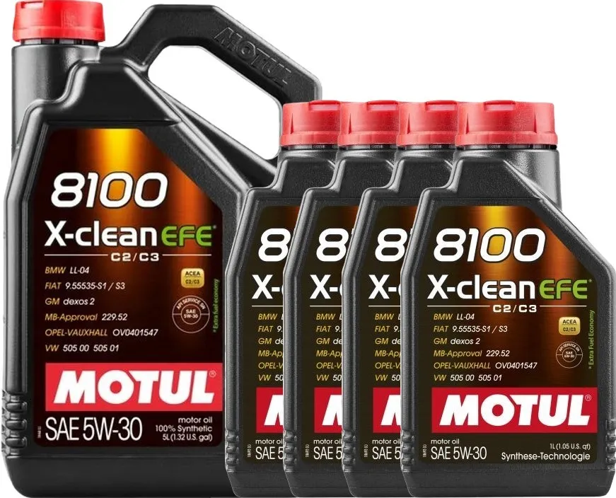 Motul 8100 X-clean EFE 5W-30 specyfikacja techniczna