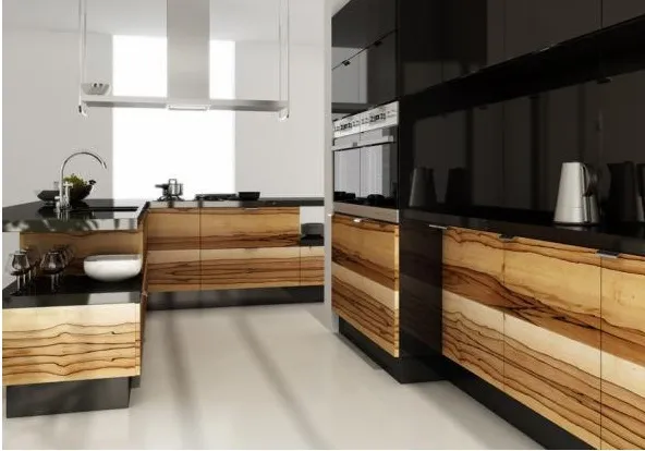 rodzaje front&oacute;w kuchennych lakier mat drewno laminat