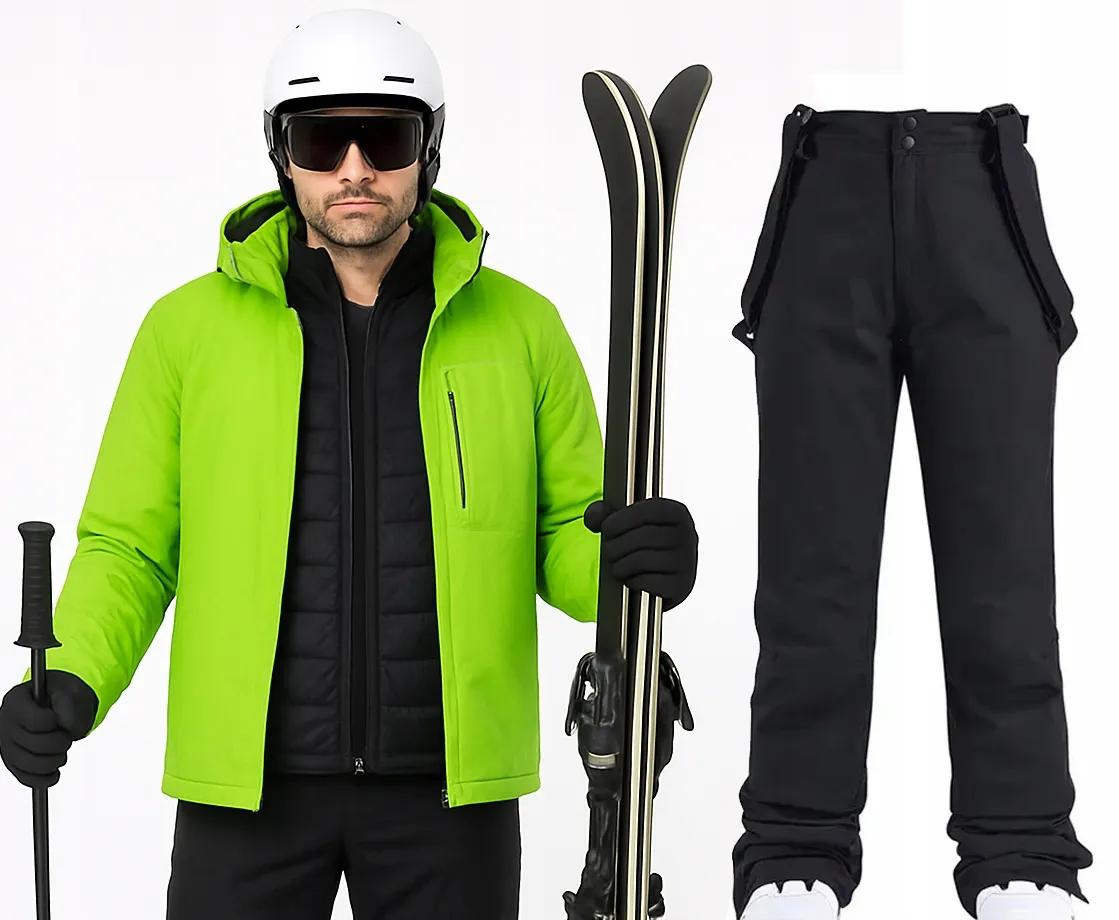 kombinezon ochronny Tyvek i kombinezon zimowy narciarski