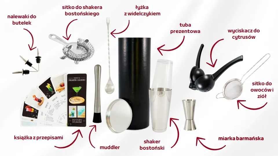 podstawowe akcesoria do drink&oacute;w domowych