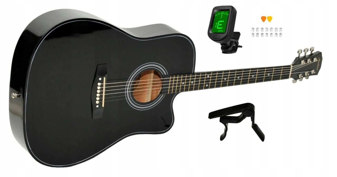 gitara akustyczna strojenie kapodaster