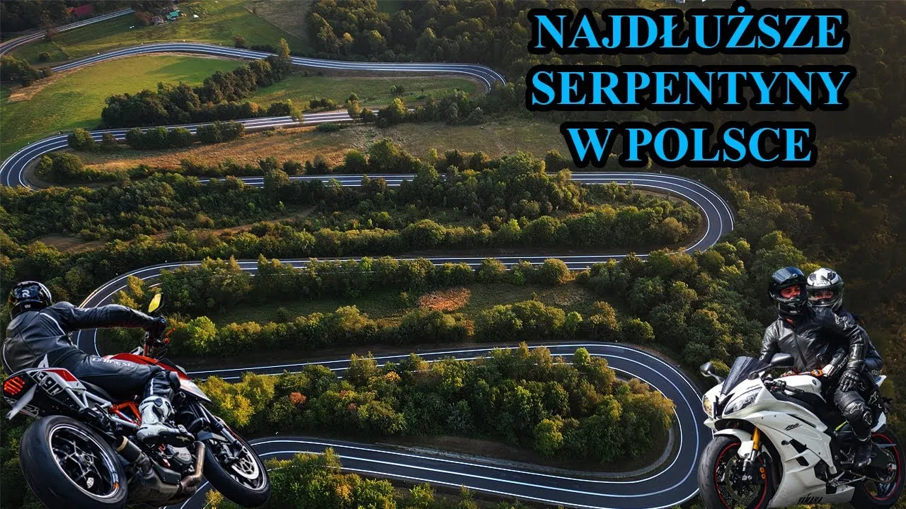 Serpentyny G&oacute;r Słonnych motocykl