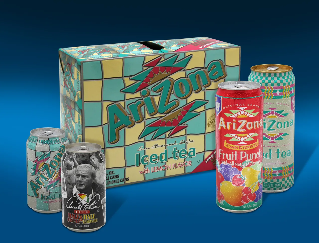 AriZona napoje design opakowania
