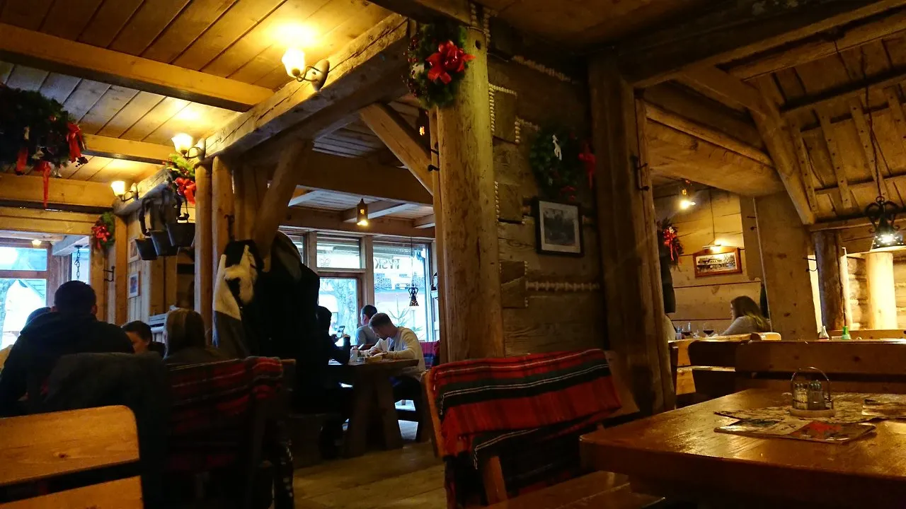 Karczma Bacówka Zakopane wnętrze