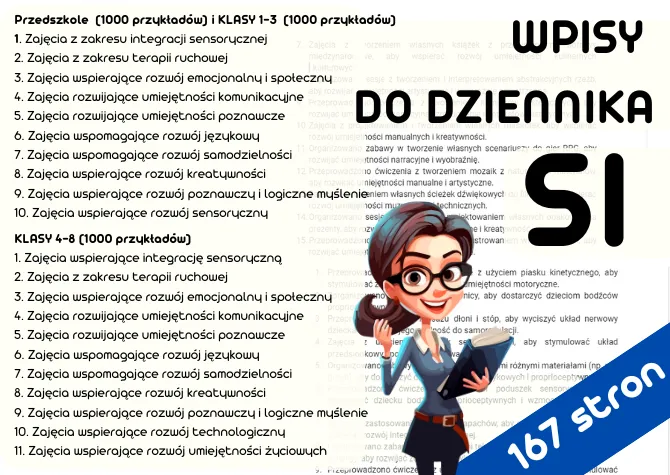 przykładowy wpis dziennik praktyk integracja sensoryczna
