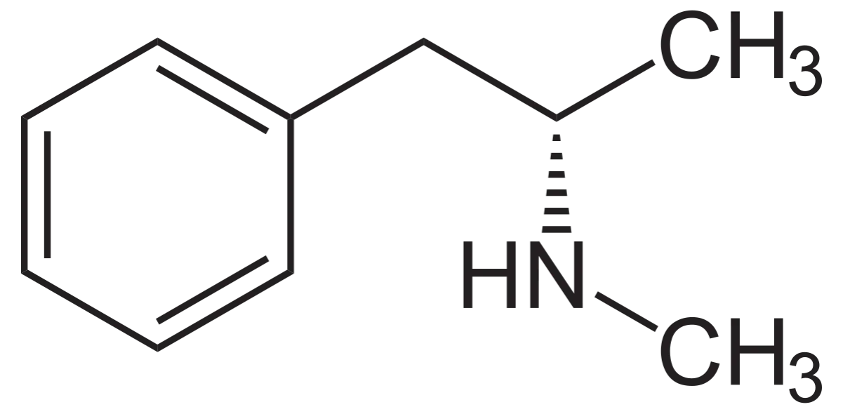 Wzór strukturalny amfetaminy i metamfetaminy porównanie
