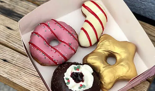 wegańskie pączki r&oacute;żne smaki