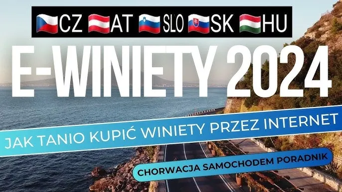 Winiety Austria Słowenia Czechy Chorwacja
