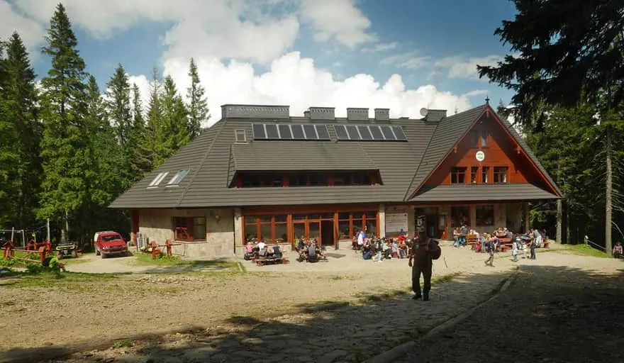 Babia Góra zielony szlak Markowe Szczawiny schronisko