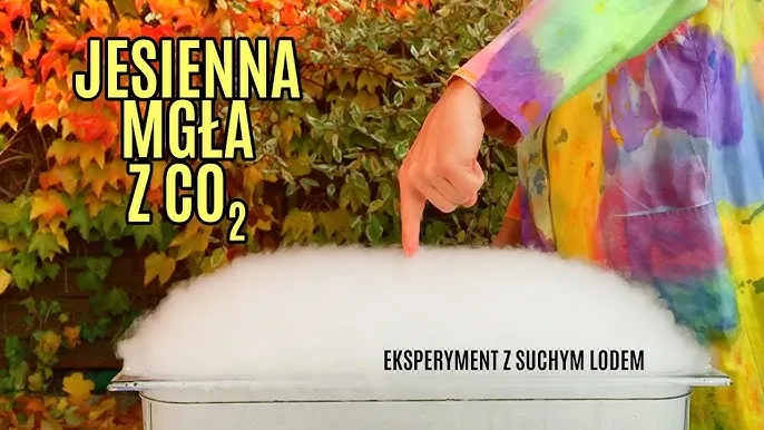 eksperymenty z suchym lodem bańki mgła
