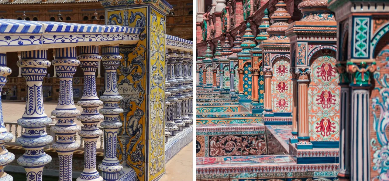 hiszpańska ceramika azulejos