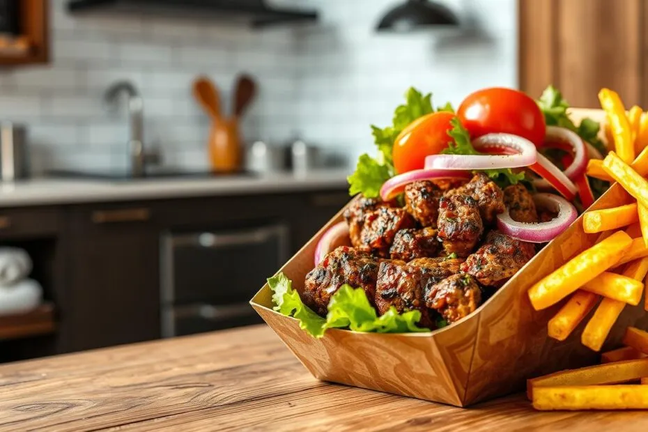 kebab box z frytkami kalorie por&oacute;wnanie