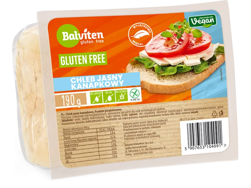 bezglutenowy chleb i makaron