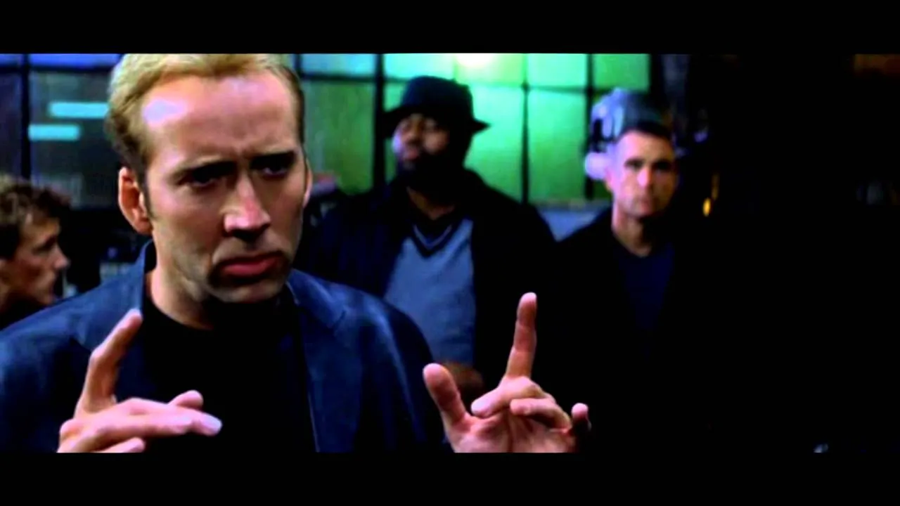 scena garażowa 60 sekund nicolas cage