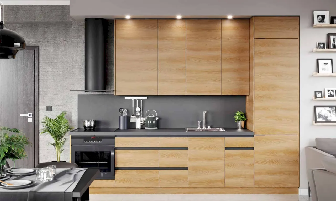 kuchnia zabudowa do sufitu