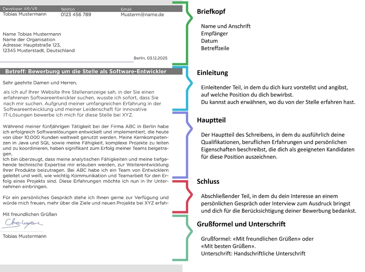 Przykładowa struktura listu motywacyjnego