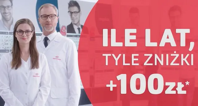 Vision Express ile lat tyle zniżki promocja