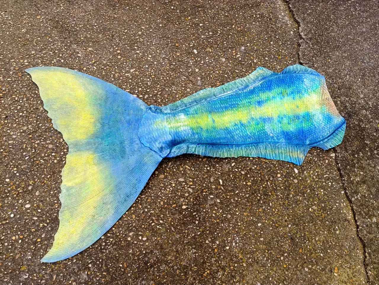 ogon syreny tkanina, ogon syreny silikon, ogon syreny neopren