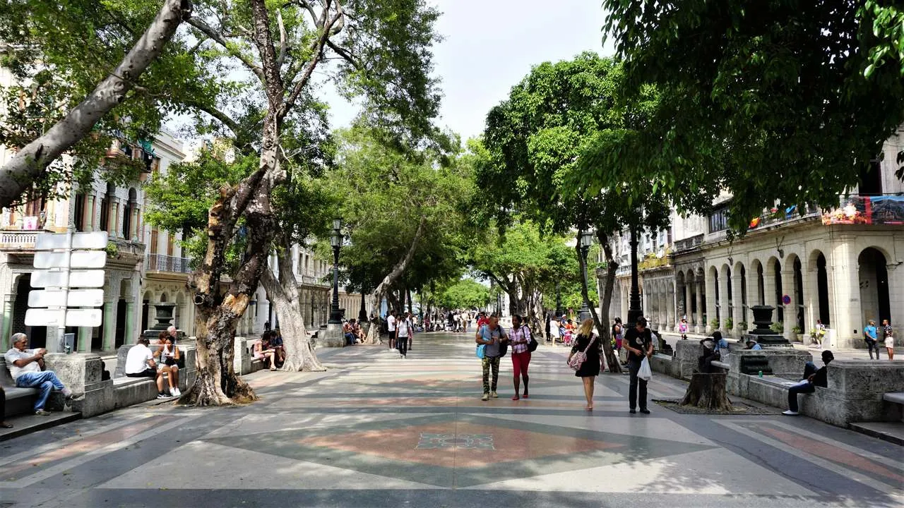 Kuba miasta Hawana ulica życie codzienne