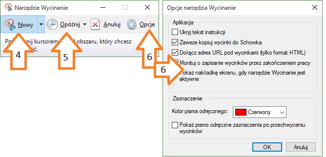 Narzędzie Wycinanie Windows 10