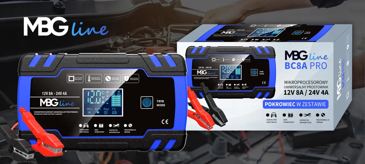 Inteligentny prostownik motocyklowy