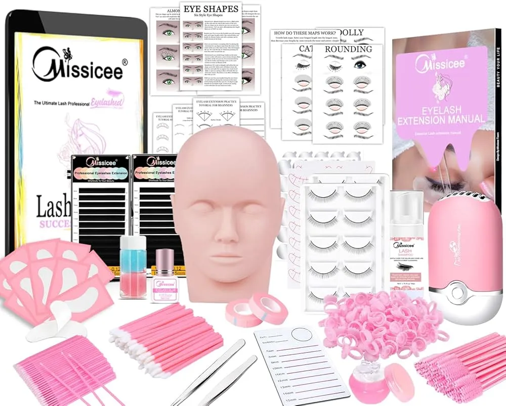 zestaw do przedłużania rzęs diy