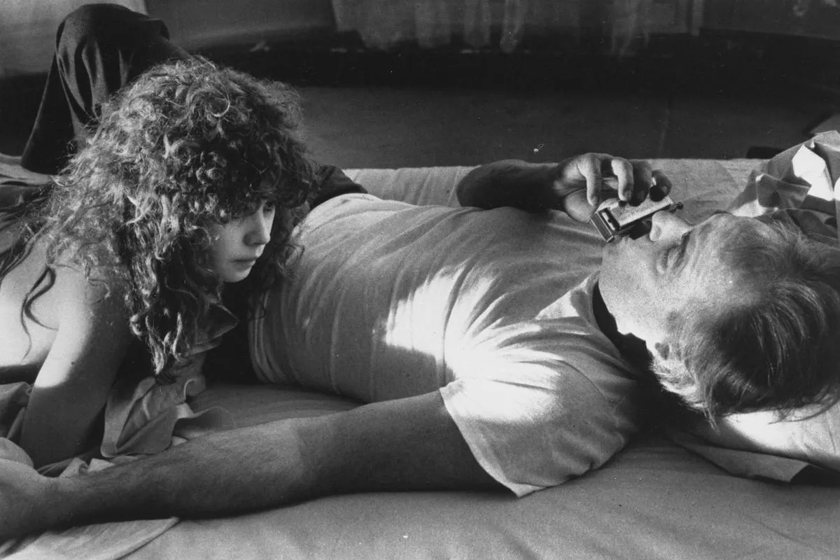 Maria Schneider i Marlon Brando w scenie z Ostatniego tanga w Paryżu