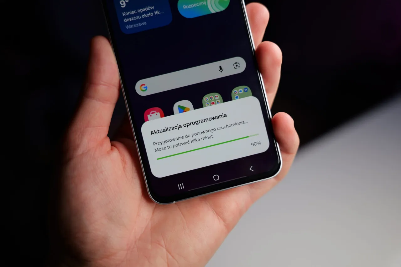 samsung przygotowanie telefonu do aktualizacji