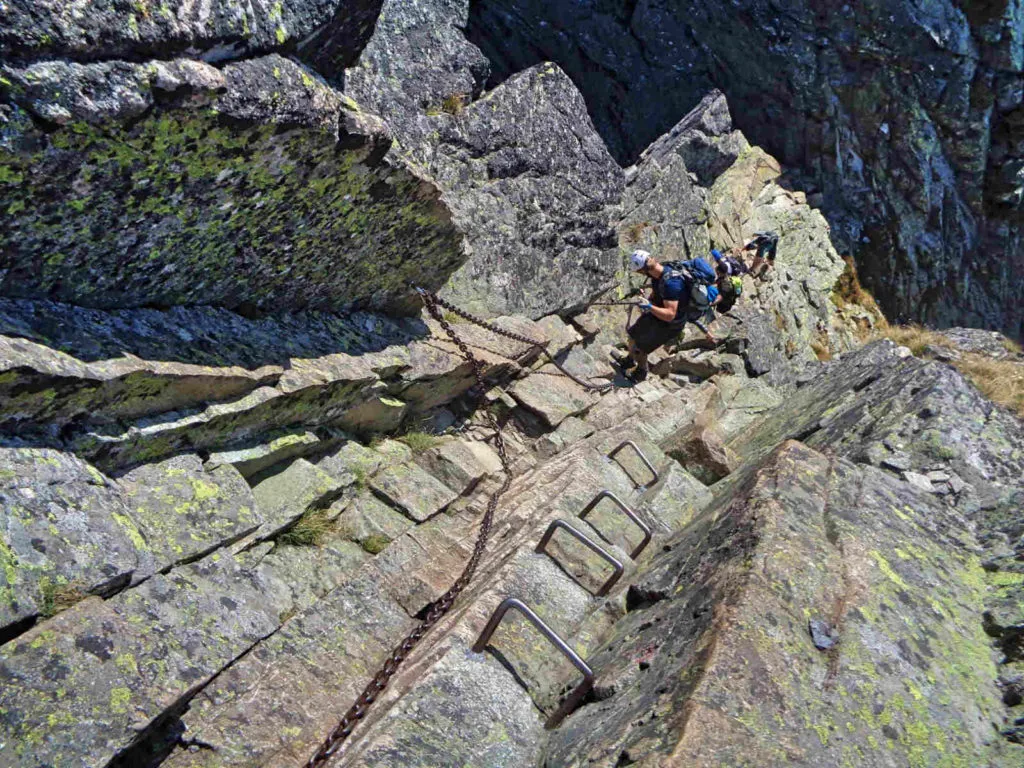 Orla Perć łańcuchy