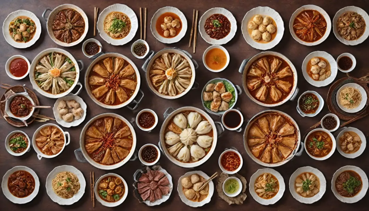 Mapa kulinarnych region&oacute;w Chin