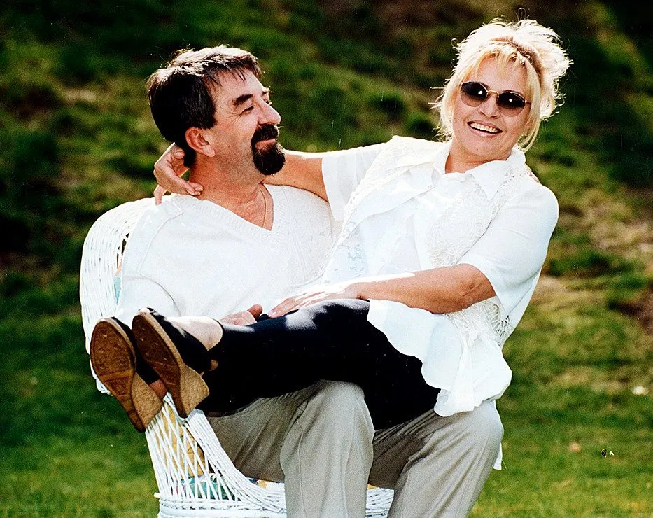 Zdzisława Sośnicka z mężem Jerzym Bajerem