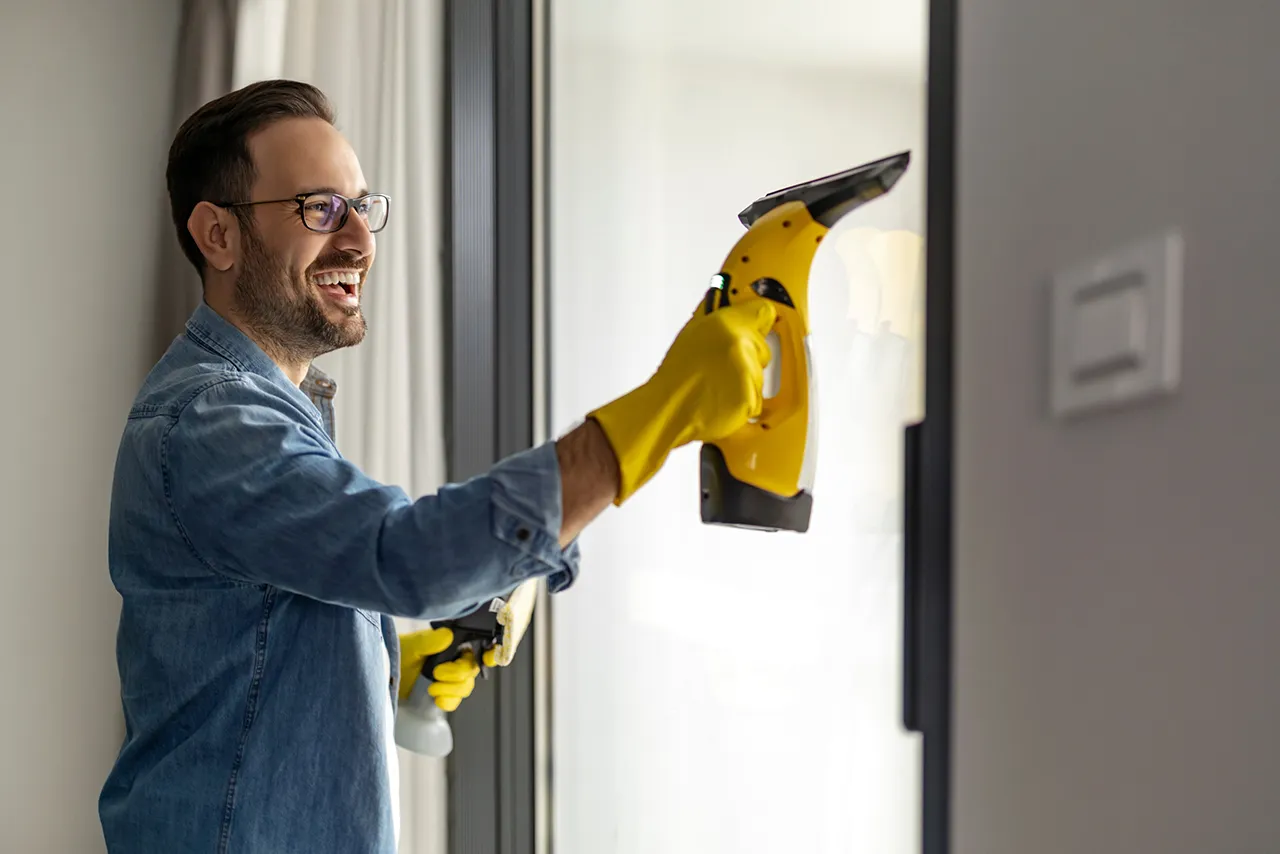 błędy przy myciu okien ściągaczką