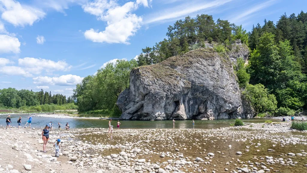 Rezerwat Przełom Białki latem